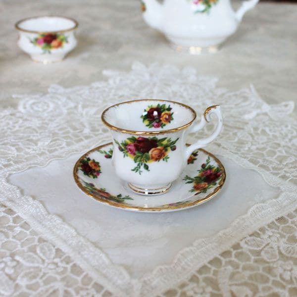 ロイヤルアルバート オールドカントリーローズ ミニチュアティーセット