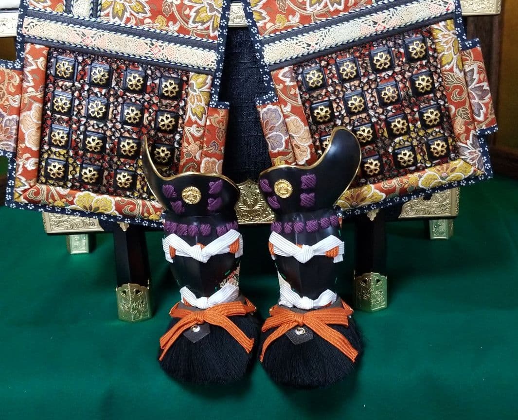 五月人形　平安武久作　15号鎧飾り