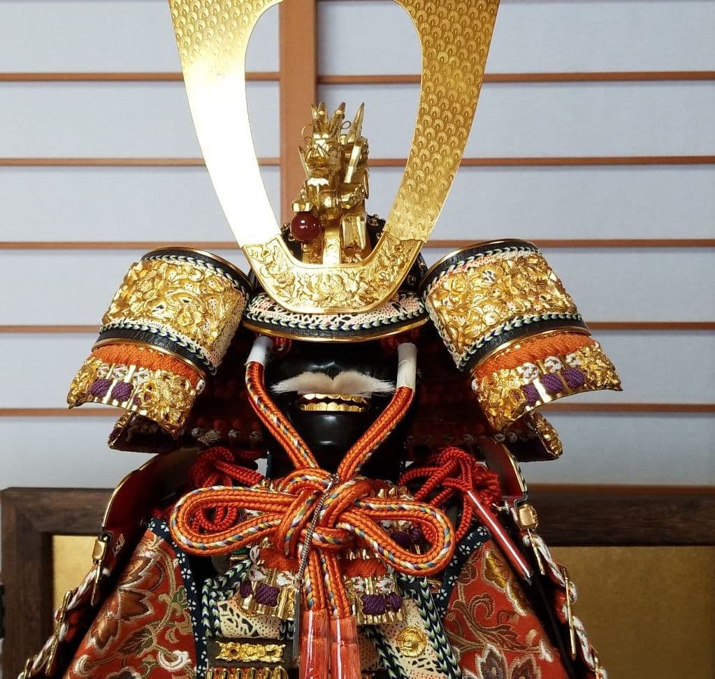 五月人形　平安武久作　15号鎧飾り