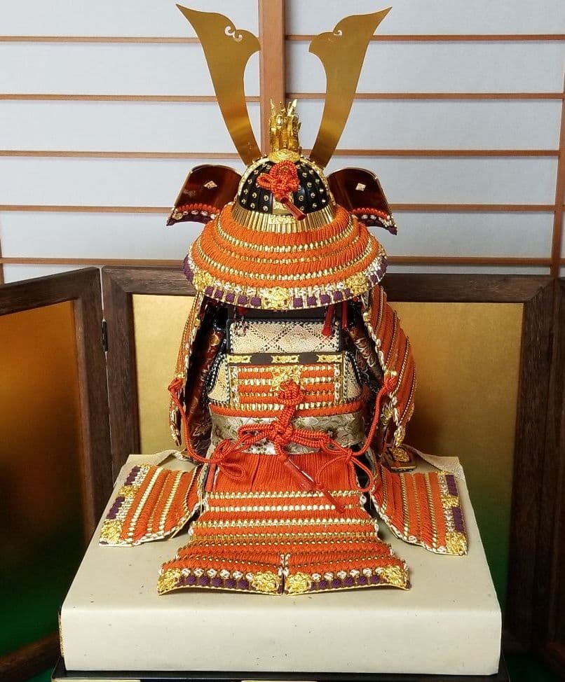 五月人形　平安武久作　15号鎧飾り