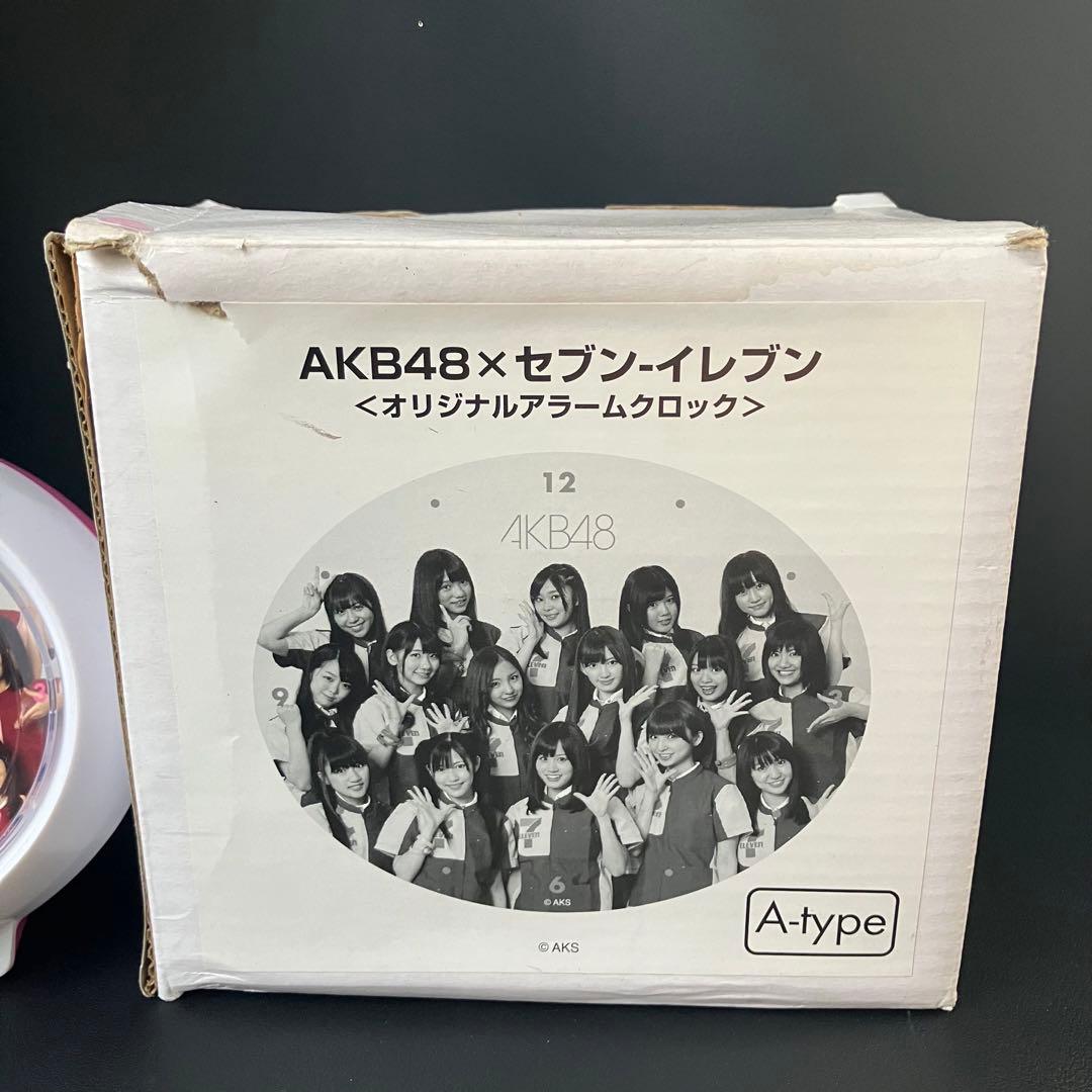 目覚まし時計 AKB48 セブンイレブン オリジナルアラームクロック Atype