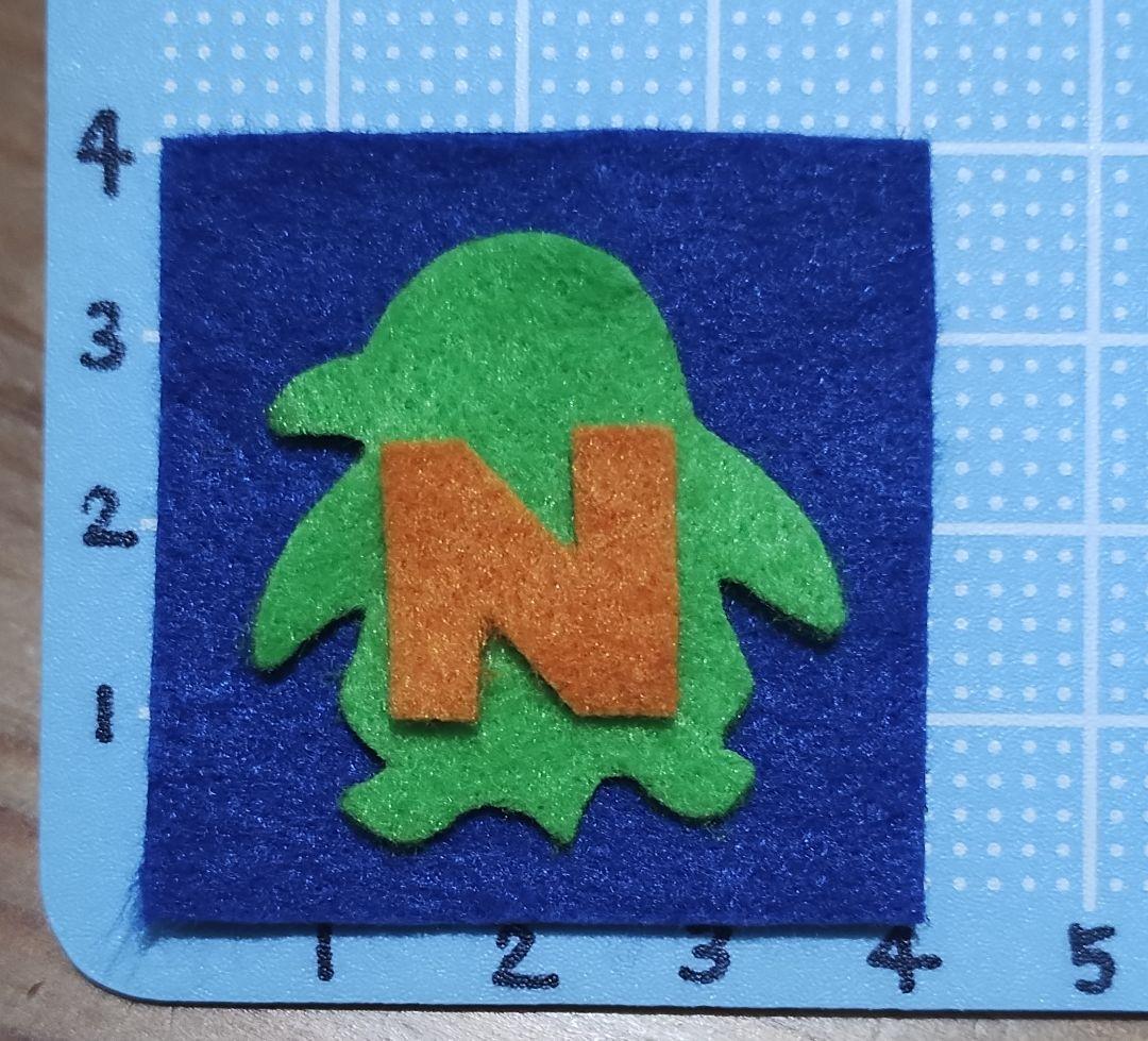 ☆ぷりん☆ページ★ドクターイエロー　新幹線　フェルト名札等