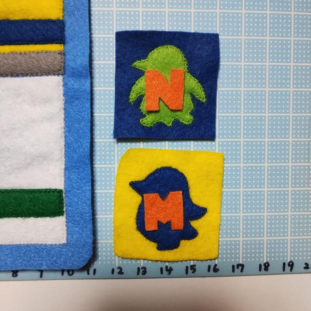 ☆ぷりん☆ページ★ドクターイエロー　新幹線　フェルト名札等