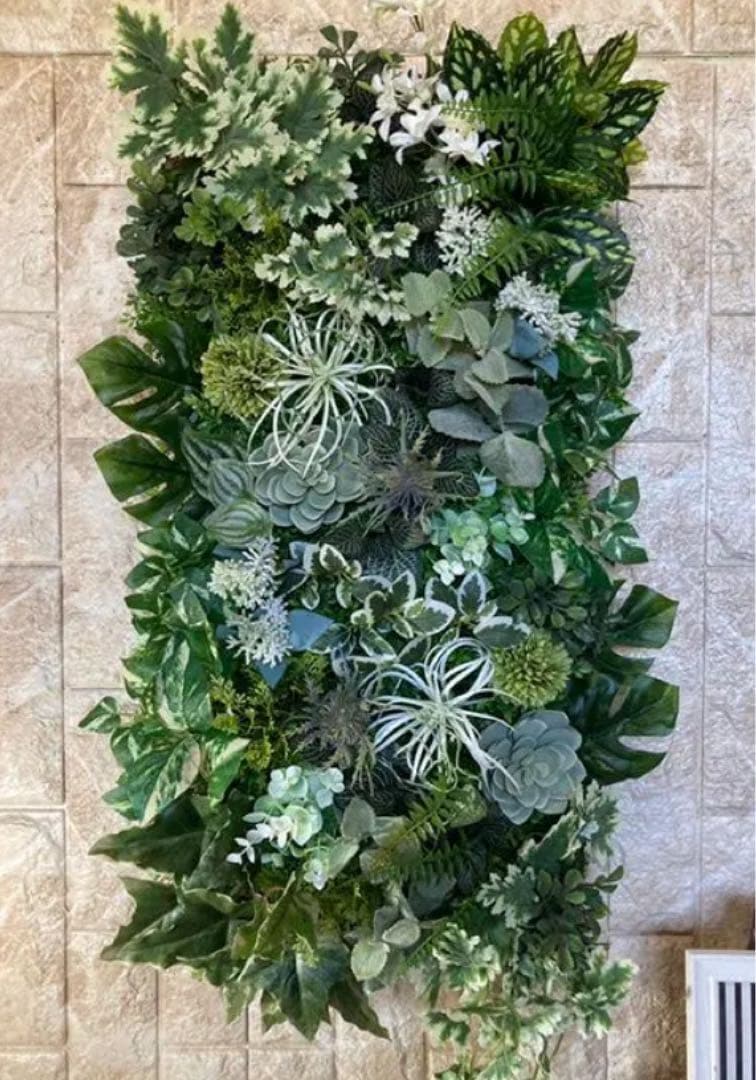 光触媒　人工観葉植物　ウォールグリーン　フェイクグリーン　壁掛け2580852