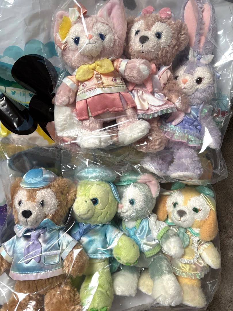 未開封】ダッフィー&フレンズ ポージープラッシー7人全員 20周年