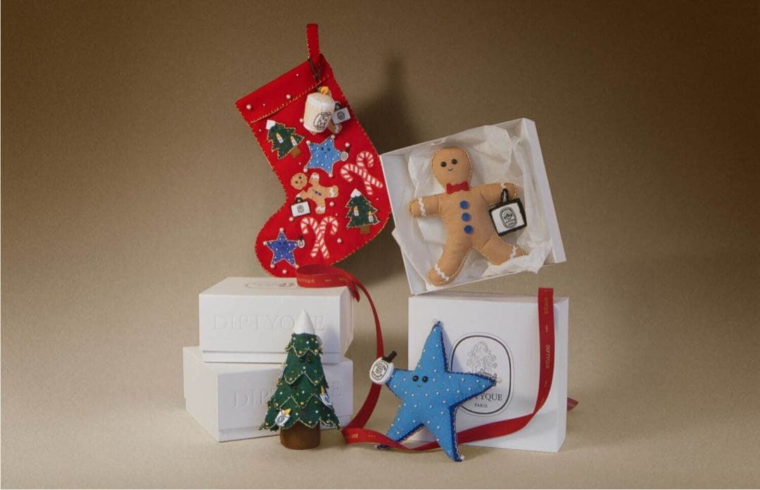 Diptyqueフェルトソックスクリスマスホリデー世界200個限定