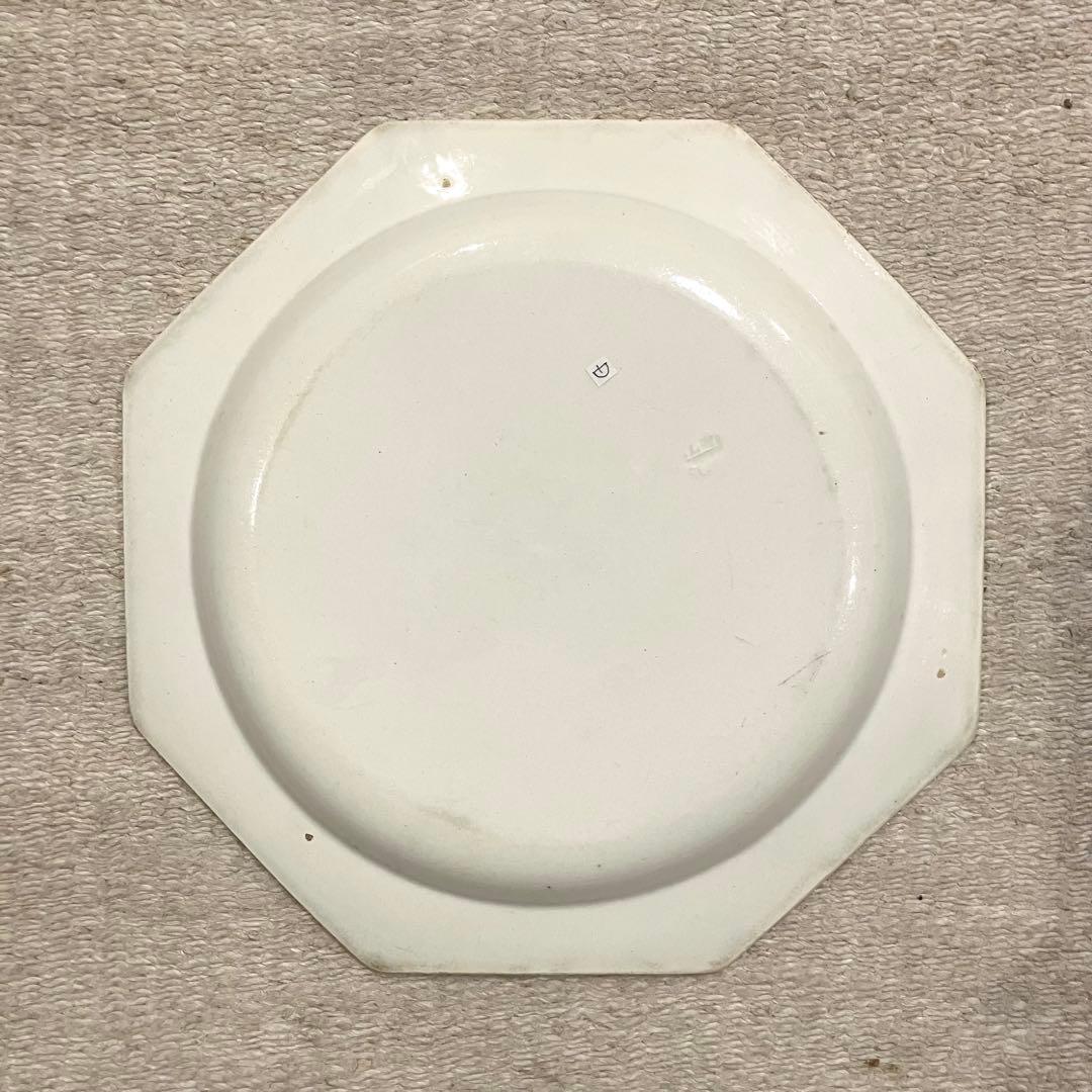 D＊クレイユ モントロー ? オクトゴナル 皿 20.5cm アンティーク