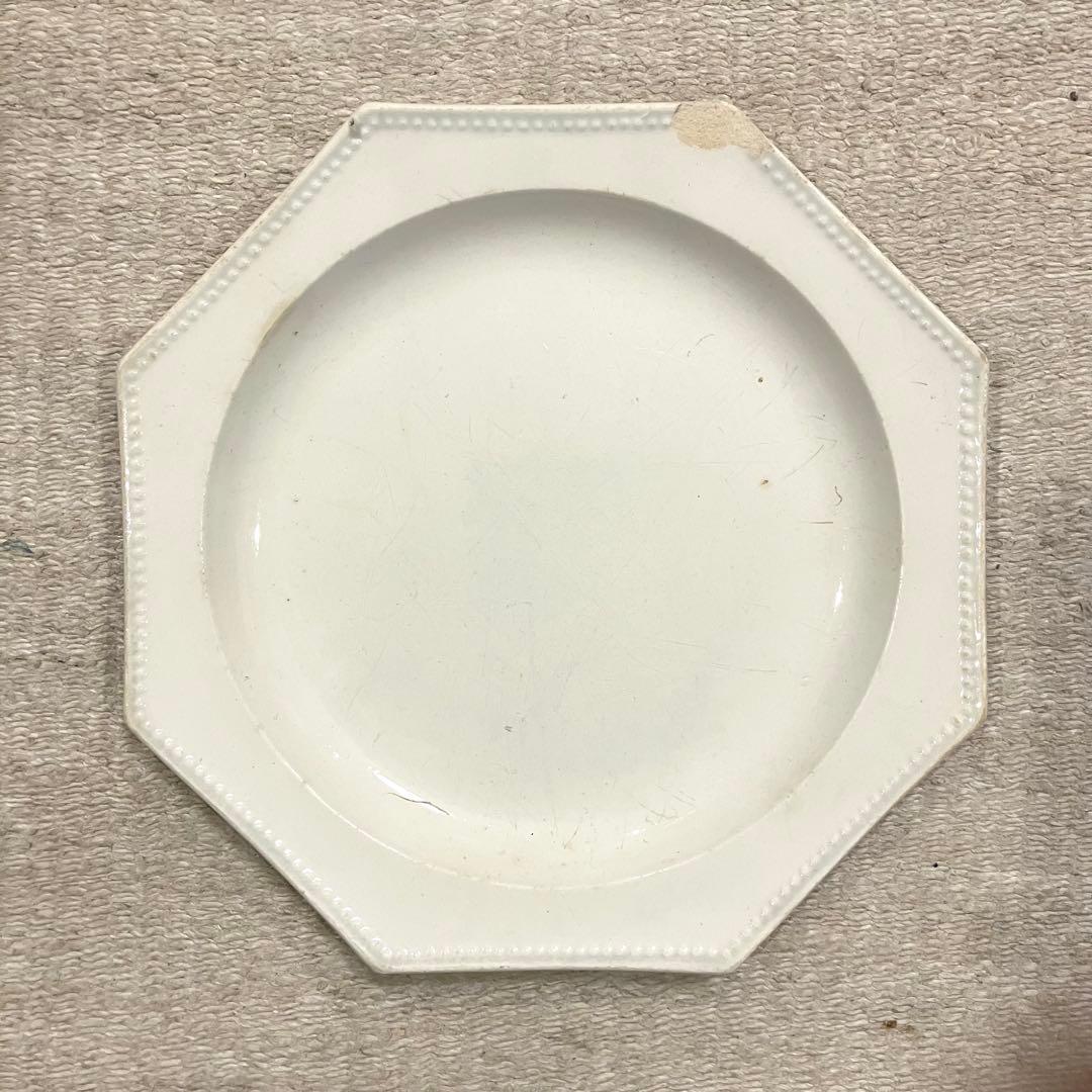 D＊クレイユ モントロー ? オクトゴナル 皿 20.5cm アンティーク