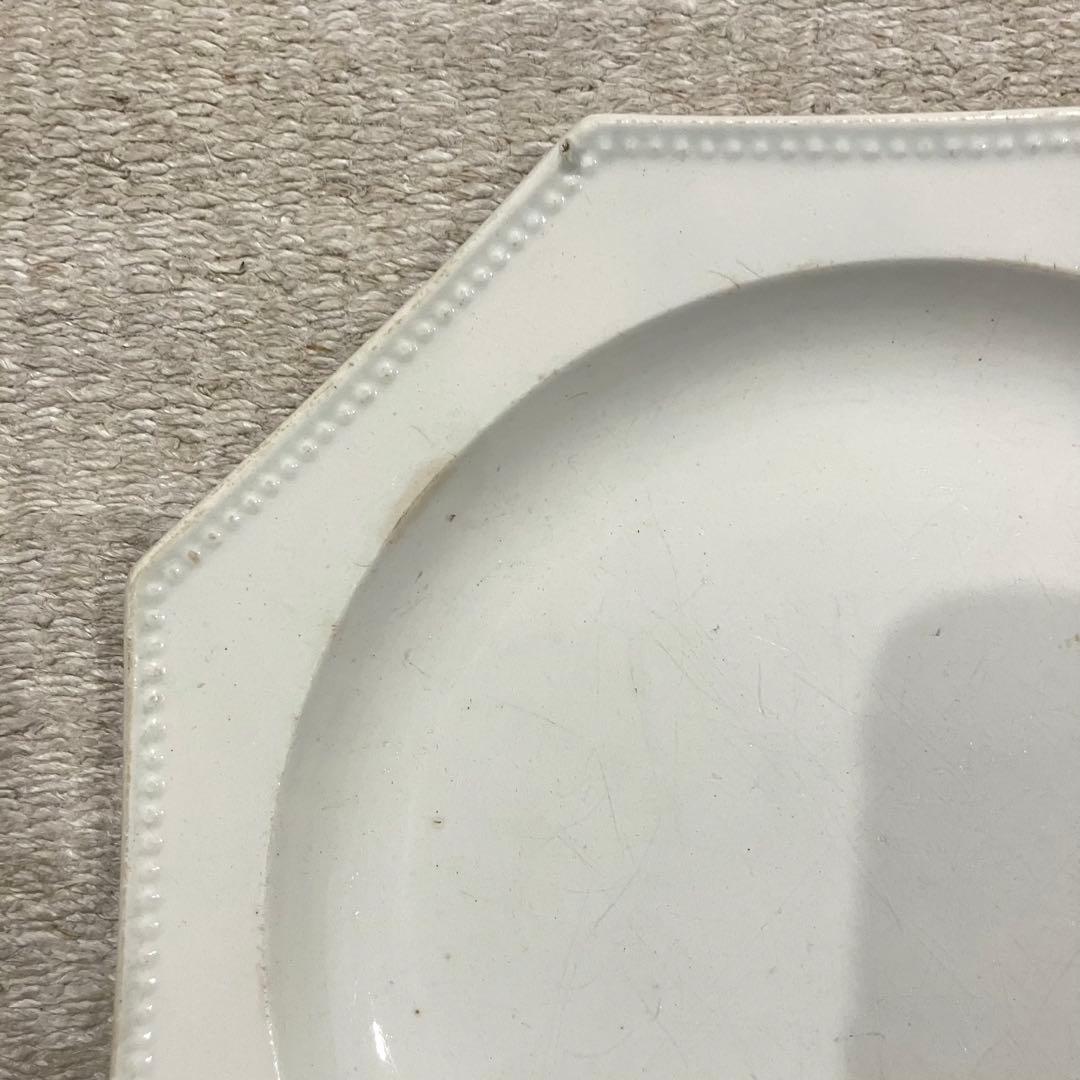 D＊クレイユ モントロー ? オクトゴナル 皿 20.5cm アンティーク