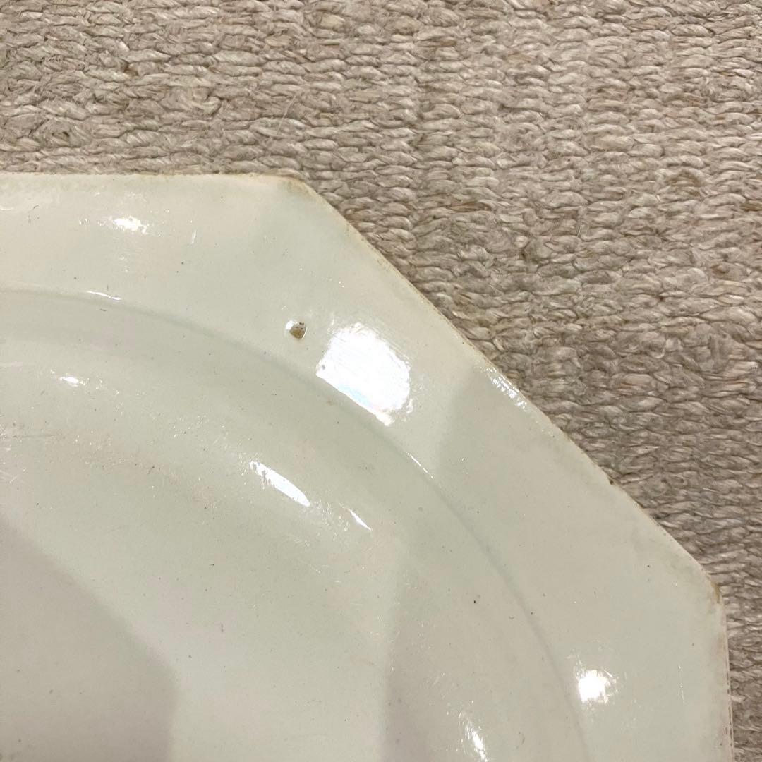 D＊クレイユ モントロー ? オクトゴナル 皿 20.5cm アンティーク