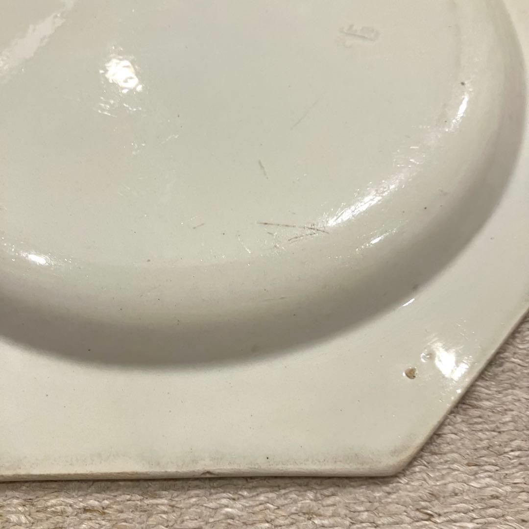 D＊クレイユ モントロー ? オクトゴナル 皿 20.5cm アンティーク