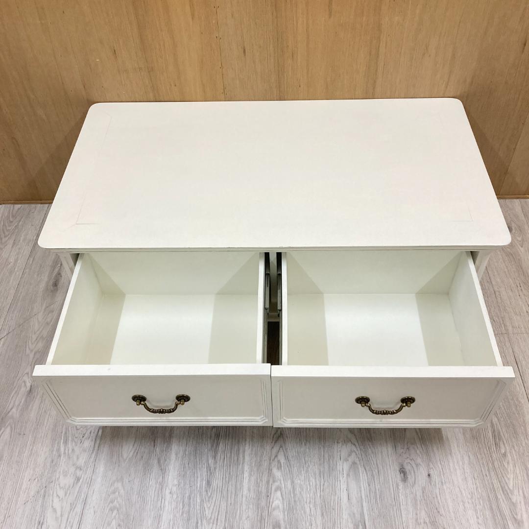 サラグレース リビングテーブル テレビ台　テレビボード　ローボード シャビー