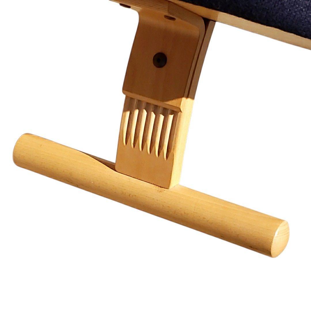 リボ バランスイージー バランスチェア ネイビー ブナ 姿勢矯正 北欧