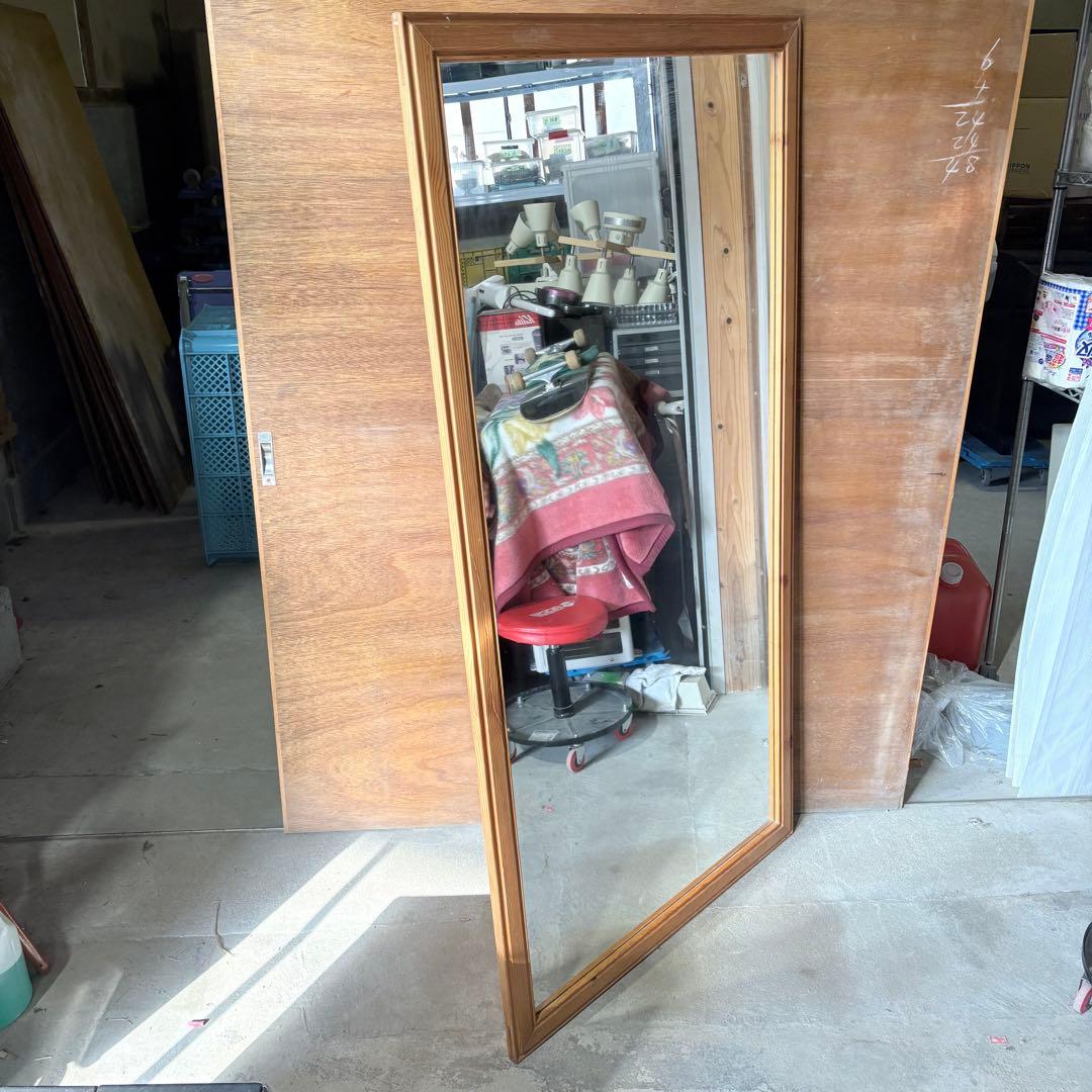【直接引取OK】【福岡】 大型 姿見 全身鏡 鏡 アンティーク 北欧 壁掛け