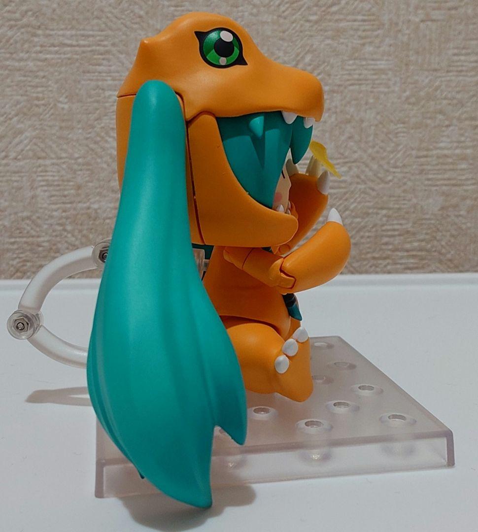 初音ミク ねんどろいど きぐるみアグモン フィギュア 1439