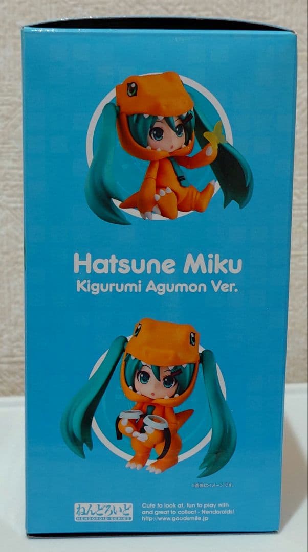 初音ミク ねんどろいど きぐるみアグモン フィギュア 1439