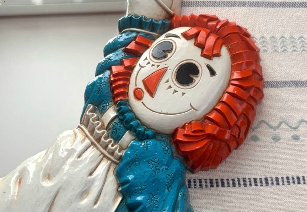 希少✩.*˚ラガディ アン & アンディ アンティーク ウォールミラー