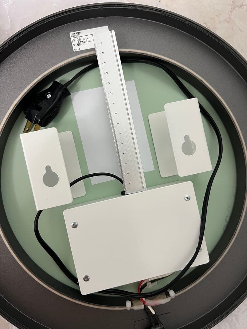 ミラタップ(サンワカンパニー) マルーンミラー LED φ350 マットグレー