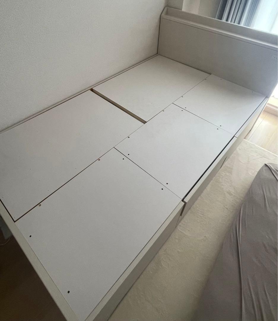 ニトリ　セミダブル　ベッド　（マットレス込）