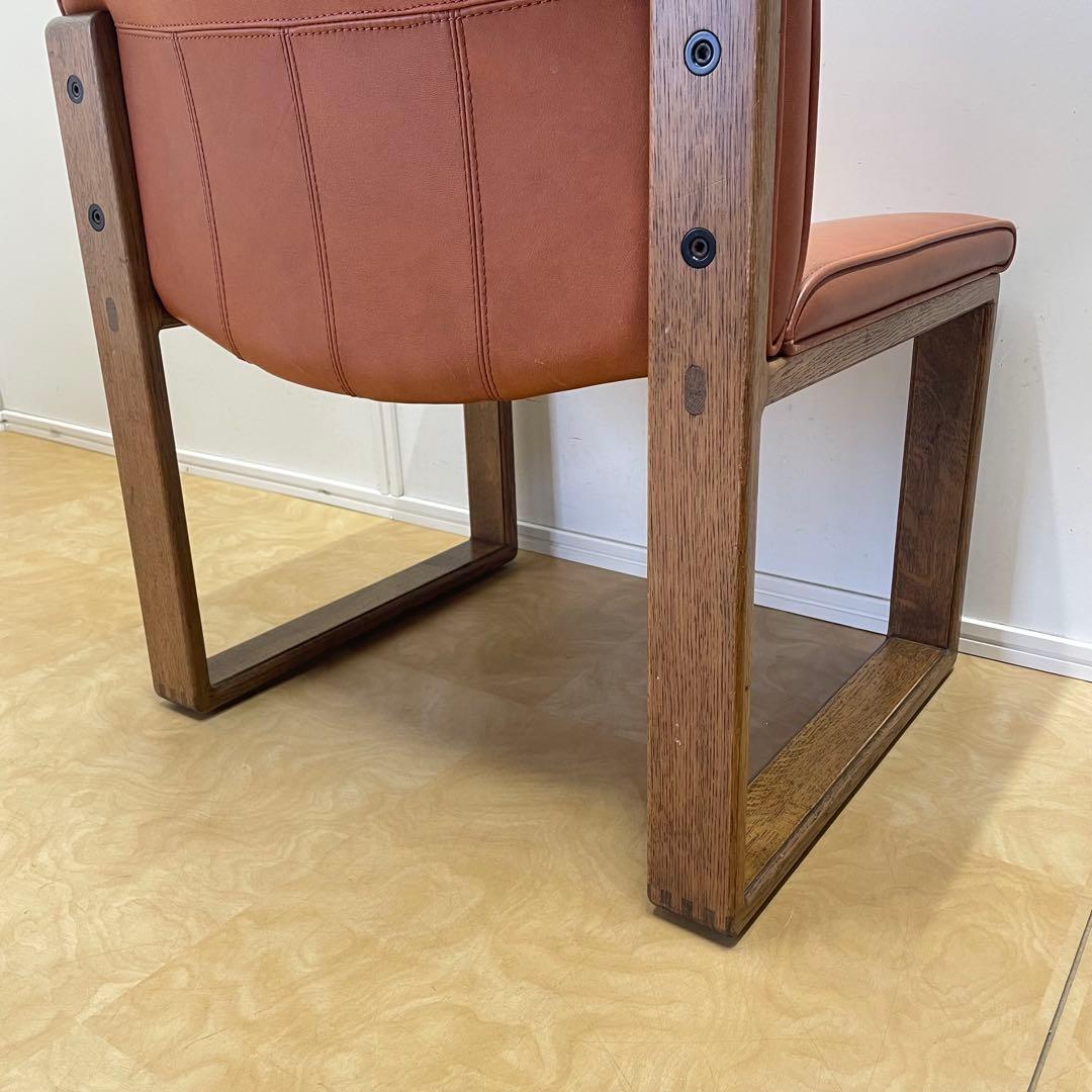 カンディハウス ボルス④ 本革チェア レザー椅子 ソファ 旭川家具 北欧