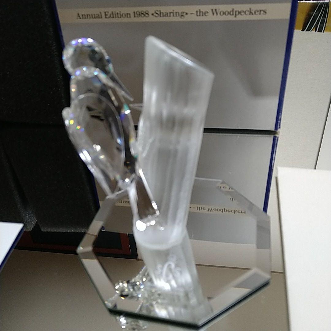 スワロフスキー 置物 ＳＣＳ会員限定作品 キツツキ