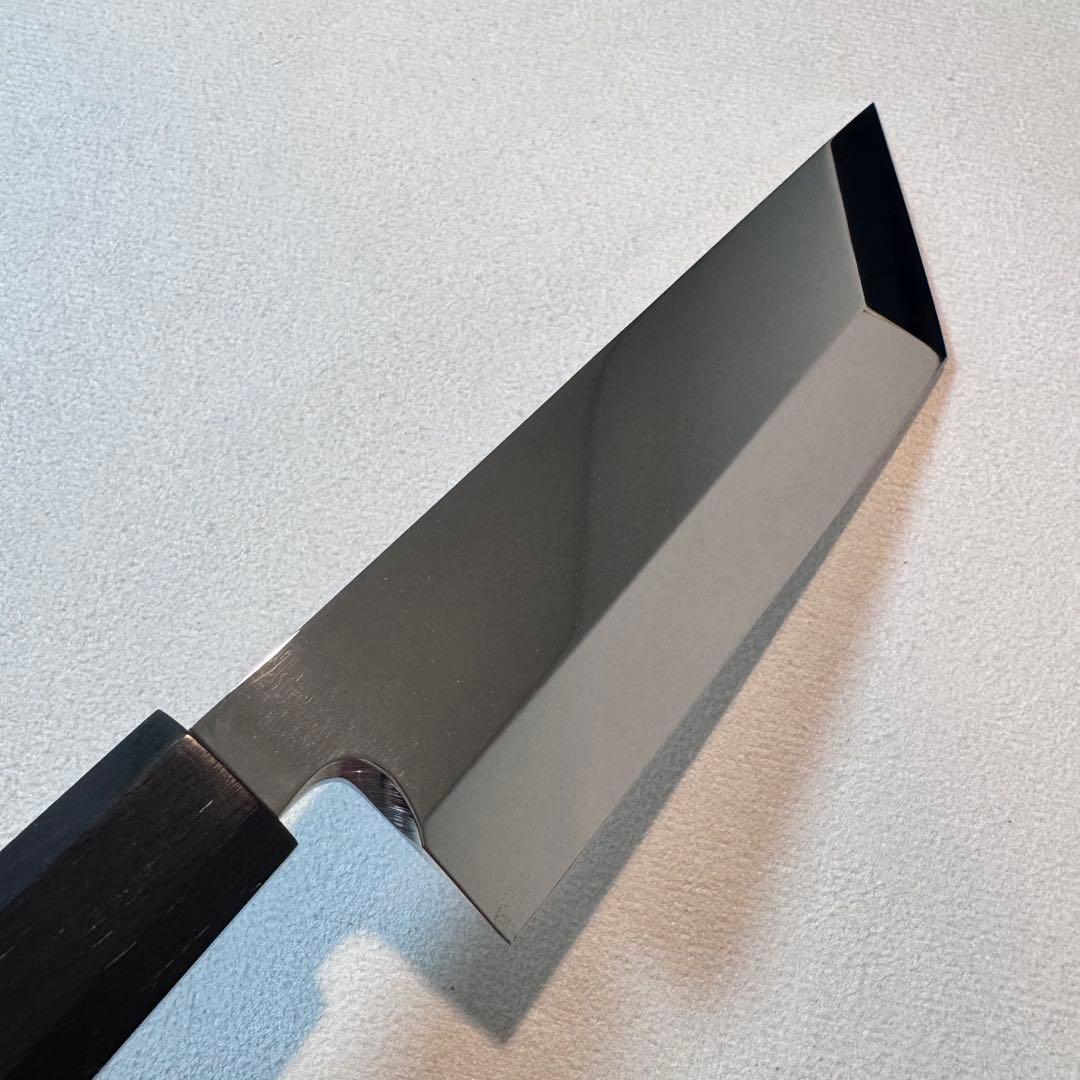 鰻裂包丁 170㎜ 5.5寸鏡面 黒檀八角柄 うなぎ裂き和包丁 - メルカリ