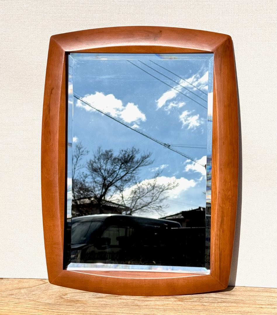 美品 イタリア製 フラワー オクタゴンシェイプ ウォールミラー