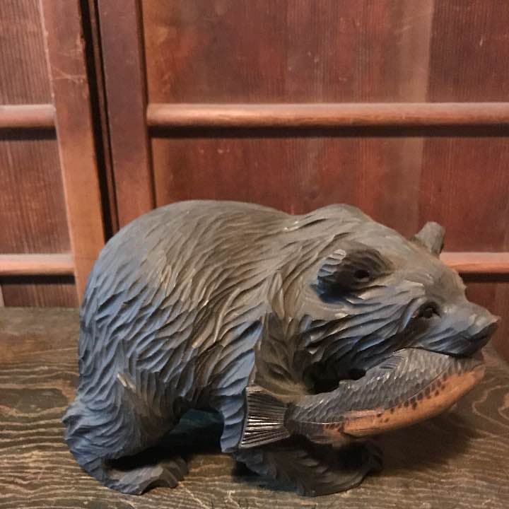 北海道 木彫り 熊の置物