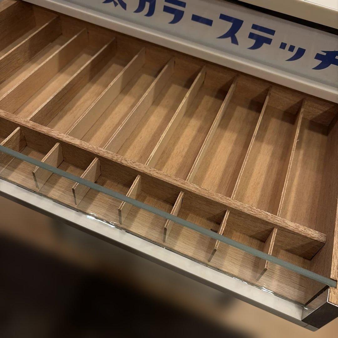 糸陳列棚　FUJIX フジックス 太カラーステッチ 什器 陳列棚 11段