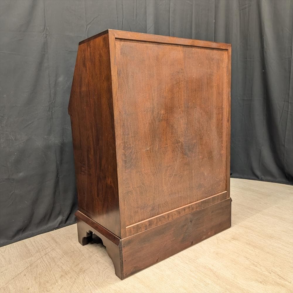 松本民芸家具　ミズメザクラ　無垢　ライティングデスク　ライティングビューロー　机