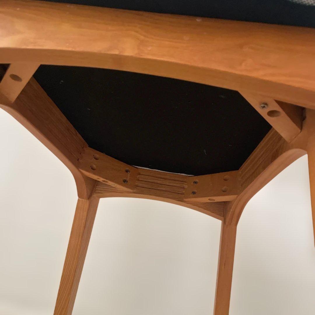 都内直接引き取り限定 カリモク60ダイニングテーブル1300 オマケ椅子二