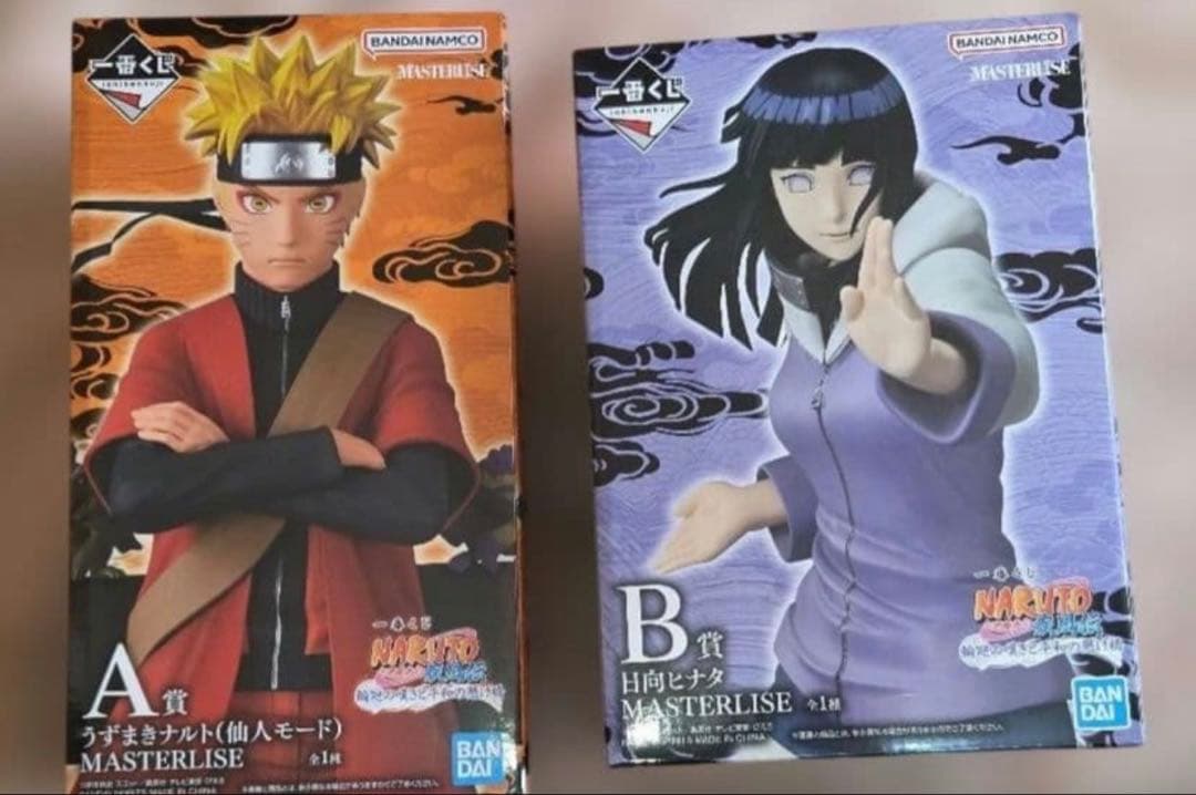 一番くじ　ナルト　A賞　B賞 フィギュア　1番くじ　ナルト・ヒナタ　おまけ付き