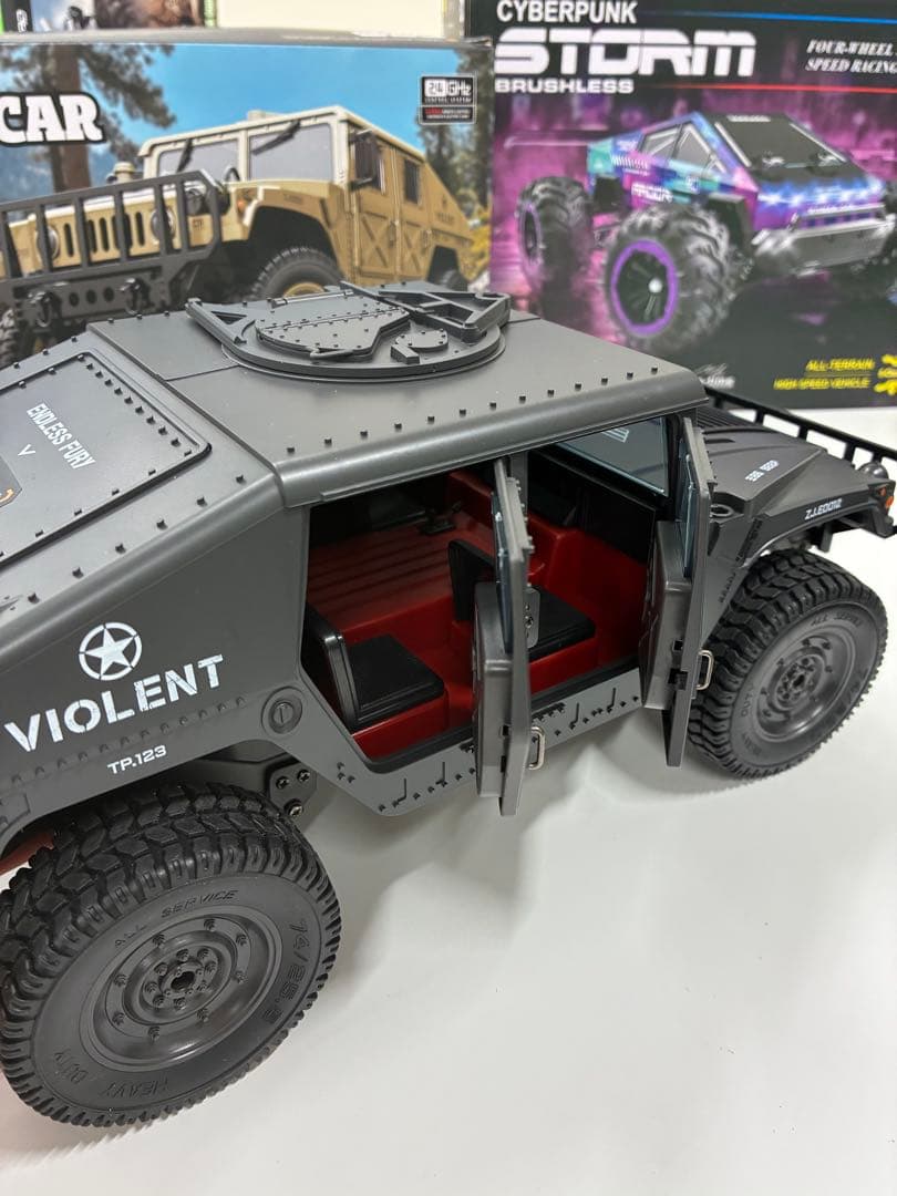 戦車 大型 ラジコン オフロード ミリタリー RCかー 人気 34cm 4WD