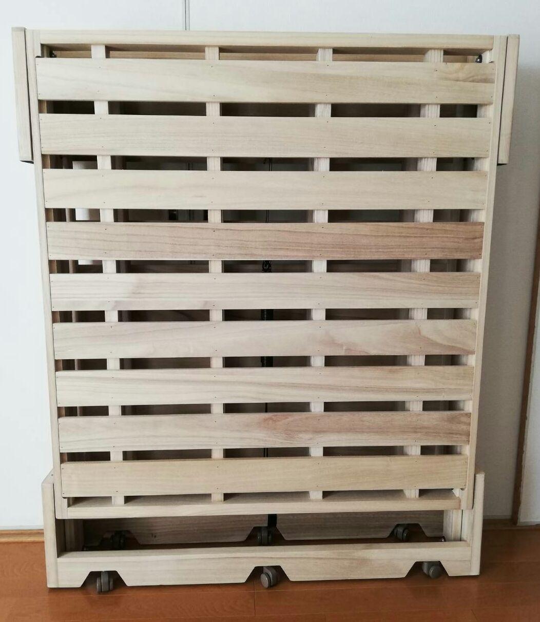 通販生活 桐の畳めるベッド 桐優 ※送料込み