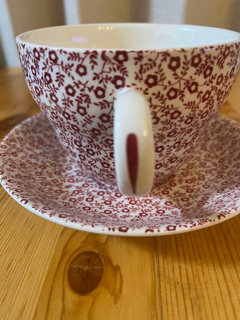 廃盤　バーレイ　burleigh レッドフェリシテーブレックファーストカップ