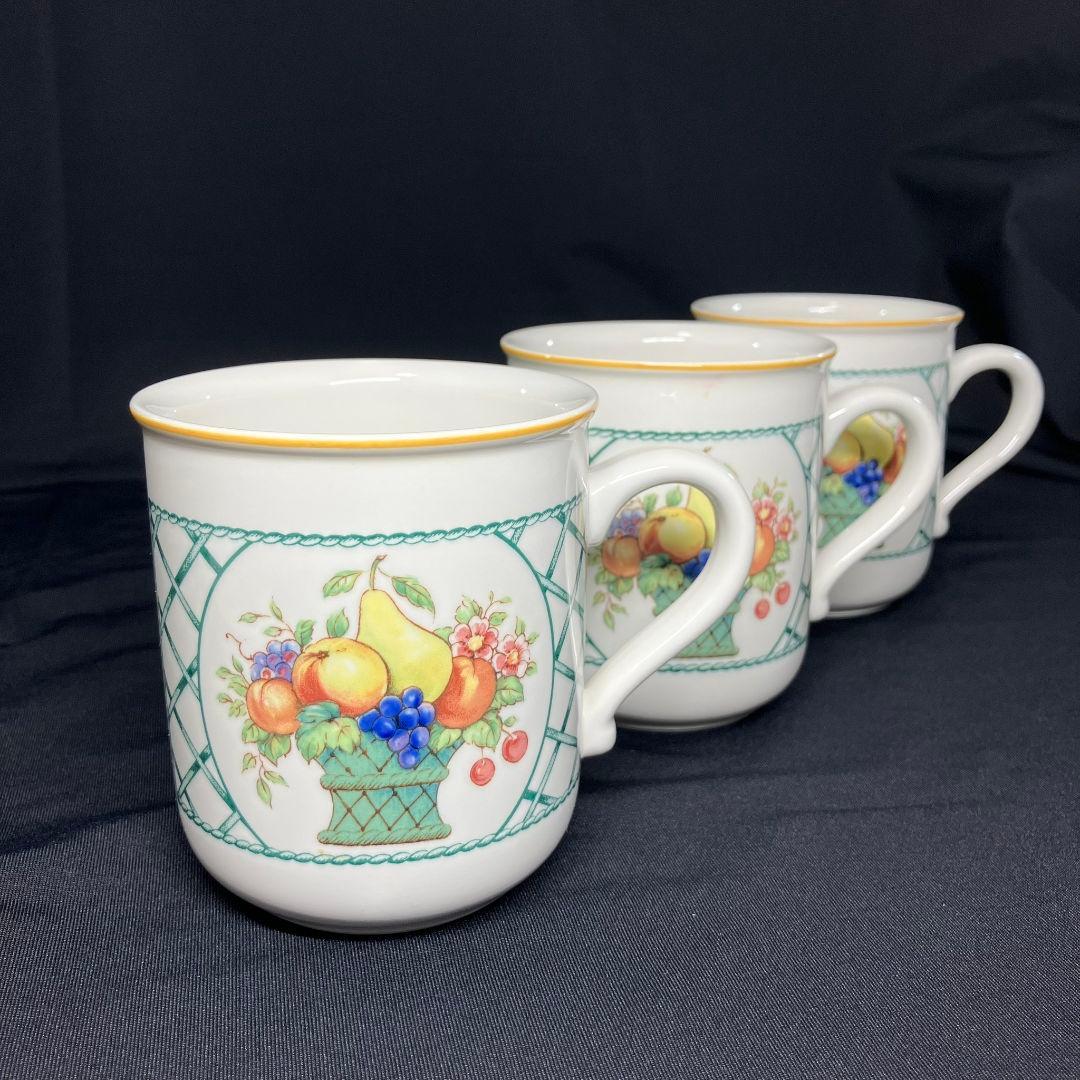 ビレロイ ボッホ バスケット マグカップ 3 中皿 2 小皿 5 10客セット