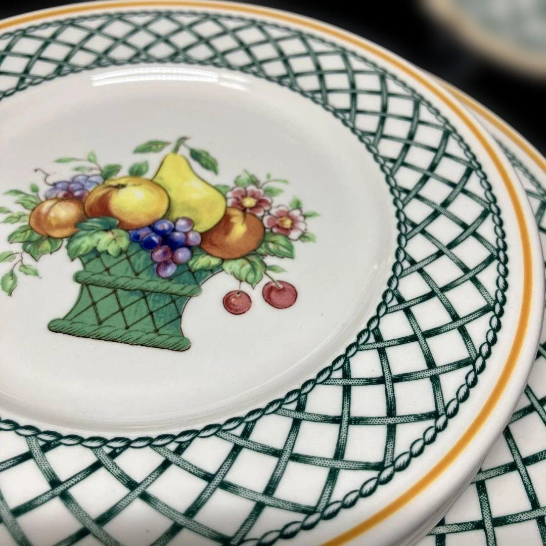 ビレロイ ボッホ バスケット マグカップ 3 中皿 2 小皿 5 10客セット