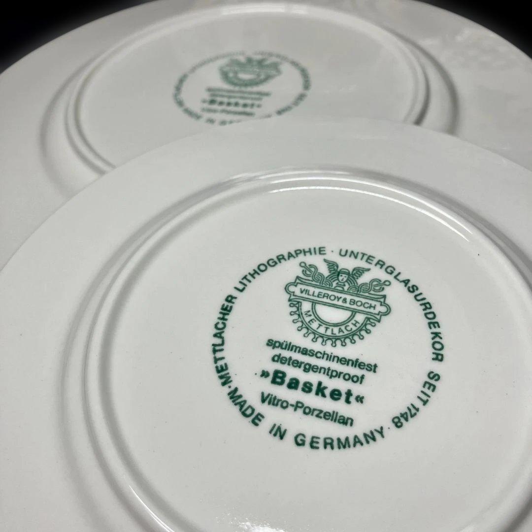 ビレロイ ボッホ バスケット マグカップ 3 中皿 2 小皿 5 10客セット