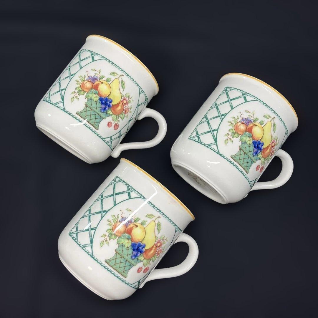 ビレロイ ボッホ バスケット マグカップ 3 中皿 2 小皿 5 10客セット