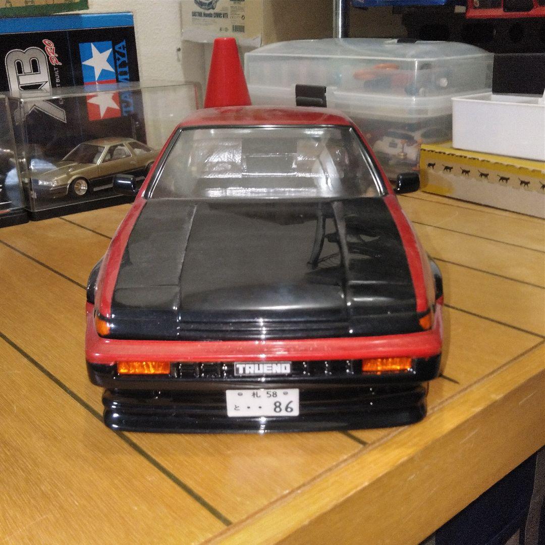 パンドラ AE86トレノ ラジコンボディ 1/10 赤黒 - メルカリ