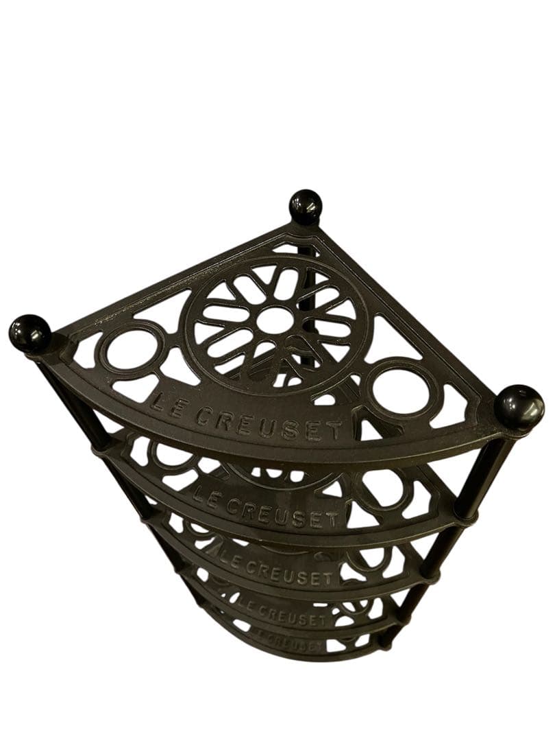 ルクルーゼ　ポットスタンド　マットブラック