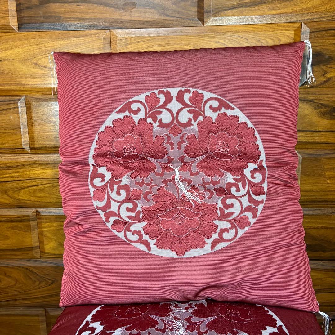 1 超高級 婚礼 座布団 新品未使用 房付き 5枚セット 専用箱付き 法事 来客