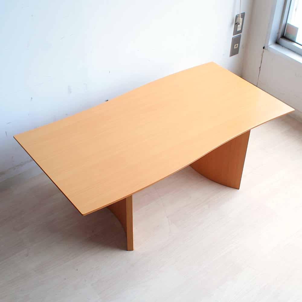 90's なみなみデザインのコーヒーテーブル リビング 国産 ZR24182