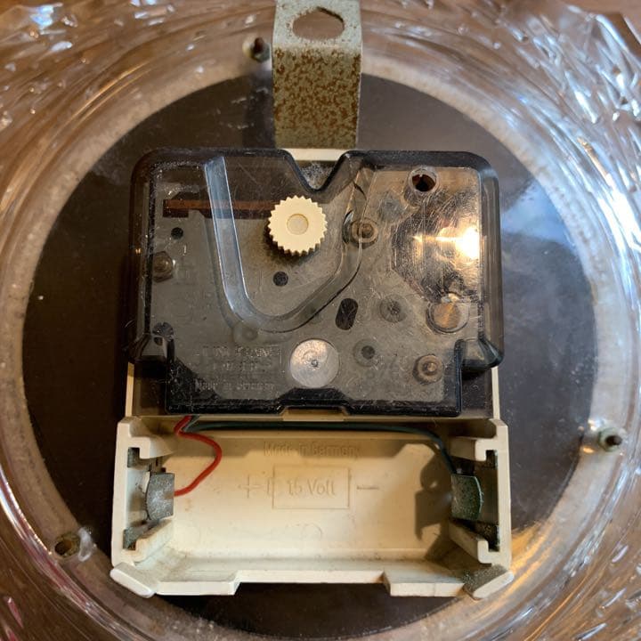 昭和レトロ 当時物 ユンハンス JUNGHANS ガラス 掛時計 resonic