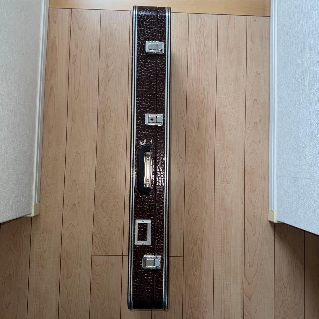 三線 弦楽器 和楽器 楽器 蛇柄 人工皮 ハードケース付き