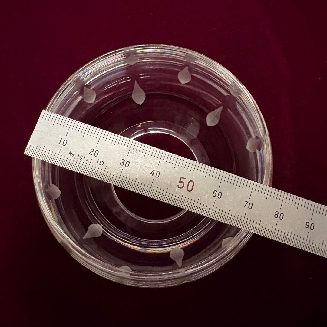 【箱付き】エルメス キャンドル　ホルダーセット 廃盤　クリスタル キャンドル