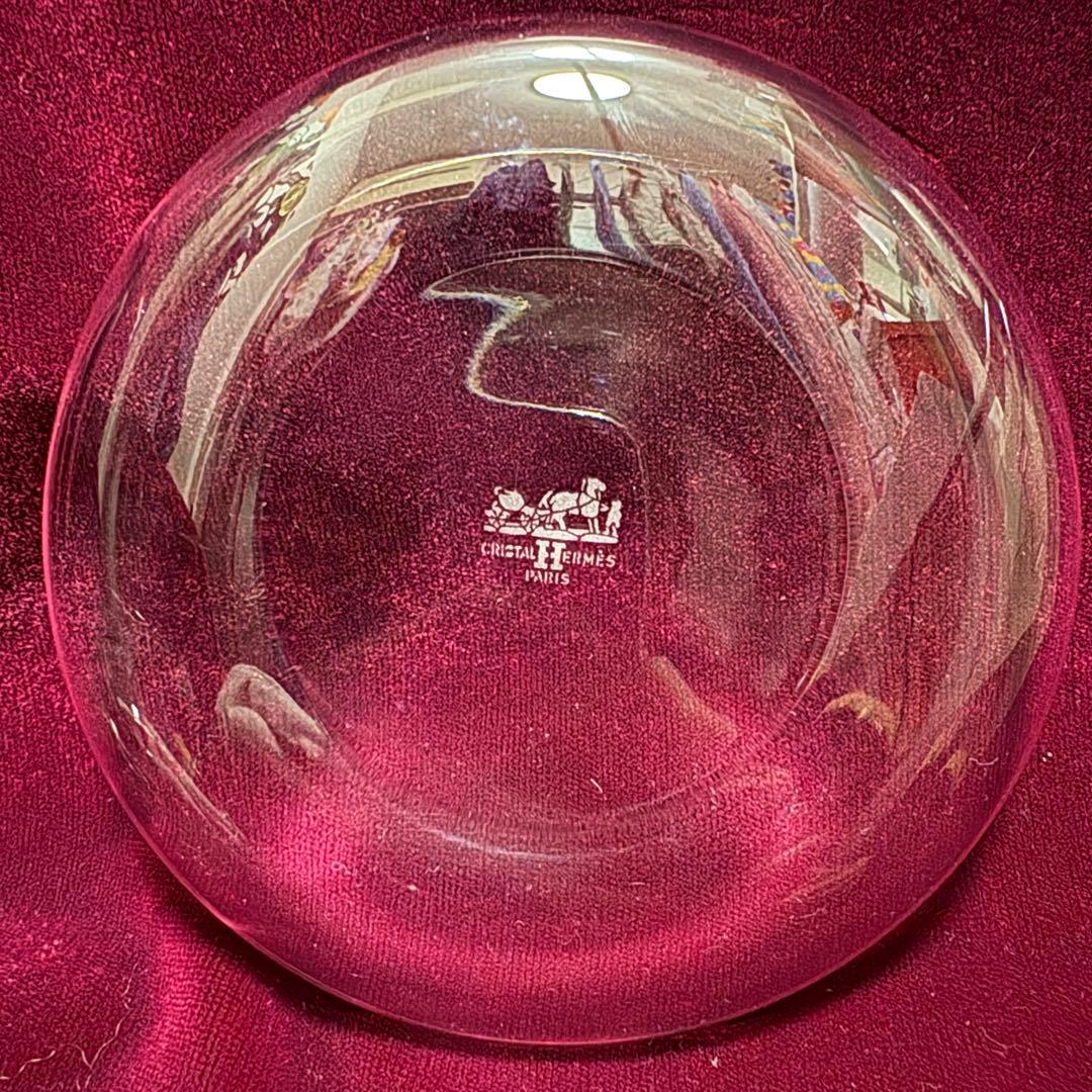 【箱付き】エルメス キャンドル　ホルダーセット 廃盤　クリスタル キャンドル