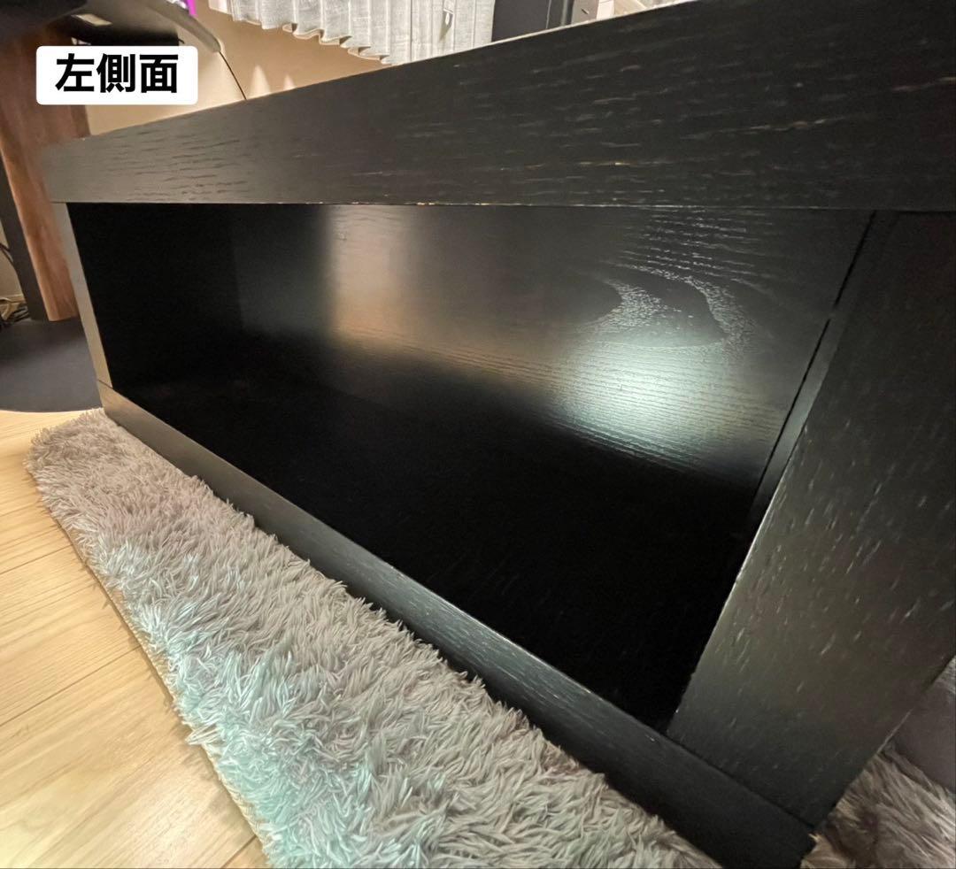 【120cm幅】センターテーブル（オーク） 引き出し付き