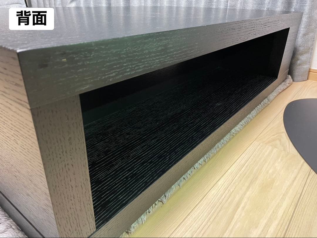 【120cm幅】センターテーブル（オーク） 引き出し付き