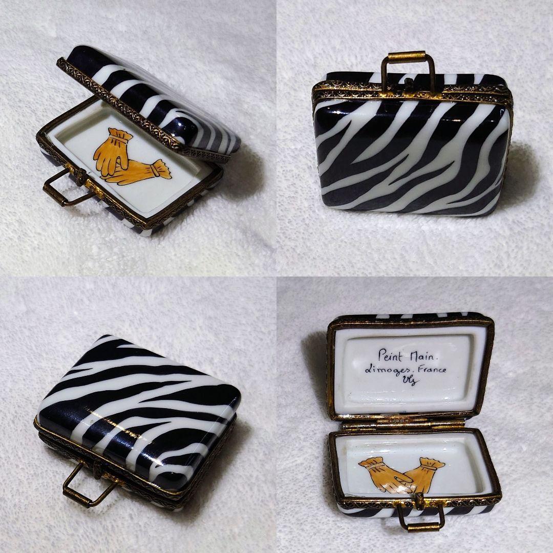 リモージュ　ボックス　３点セット　ミニチュア　小物入れ　置物